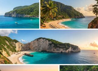 Secret Beach Spots: 5 Hidden Beach Gems to Explore Collage of Five Beaches
